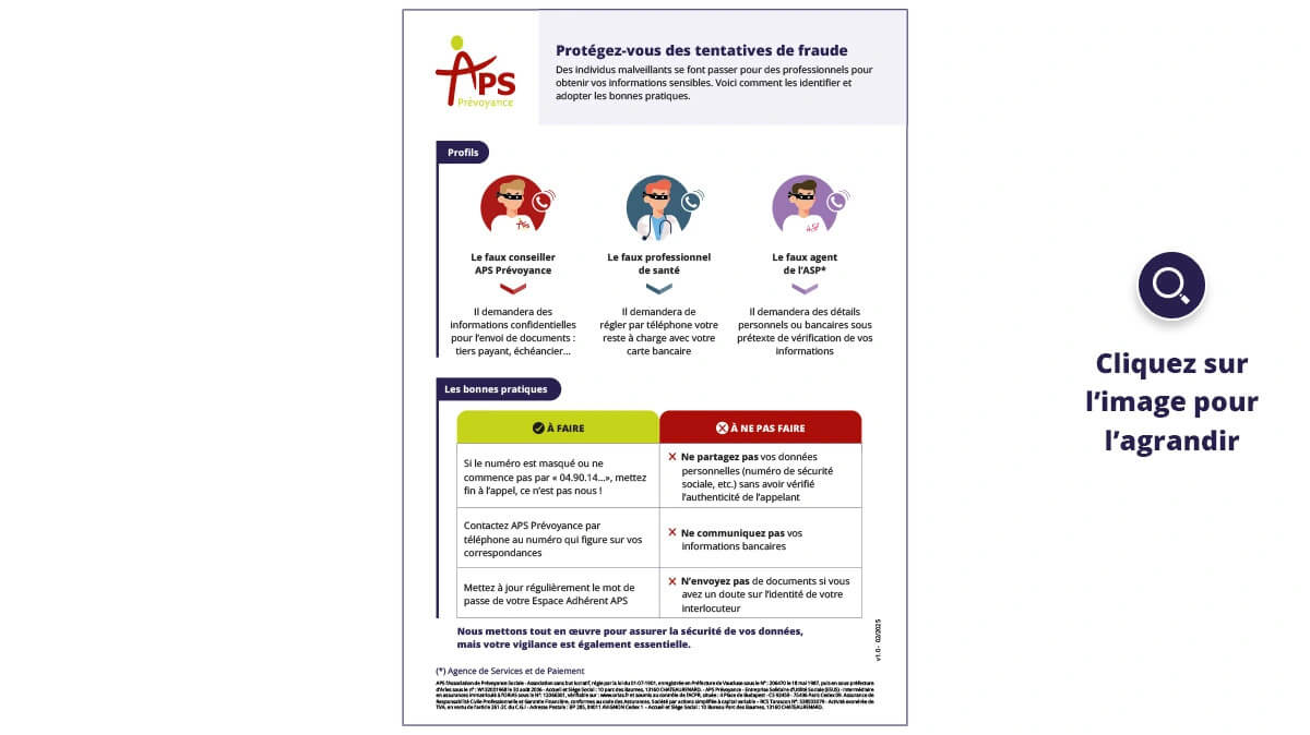 Infographie expliquant les bonnes pratiques à adopter en cas de fraudes